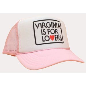 Virginia Is For Lovers Trucker Hat Mesh Hat Adjustable Cap